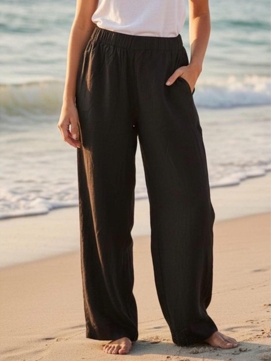 Abercrombie & Fitch Pants - NWT Abercrombie & Fitch Ultra High Rise Wide Leg 55% Linen Pants | Size XXL Long